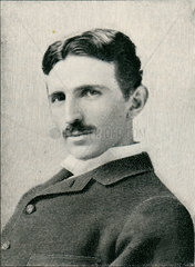 Nikola Tesla  Croatian-born Serb engineer  physicist and inventor  c 1885.