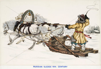 ‘Russian Sledge 18th Century’  1967.