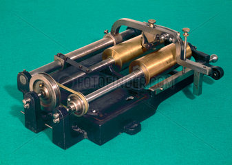 Phonograph cylinder duplicator  c 1897.