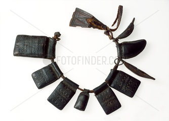 Amuletic necklace  West Africa  1880-1920.