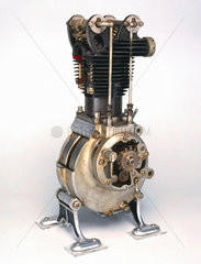 Triumph motorcycle engine  1921.