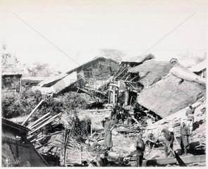 Earthquake at Biwajima  Japan  1891.