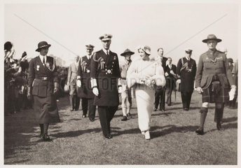 Royal visit to Balmoral  Belfast  Northern Ireland  1937.