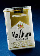 Packet of 20 Marlboro Lights  king size filter cigarettes  1999.