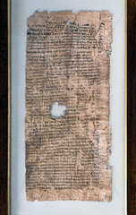 Greco-Roman papyrus marriage contract  c 260 AD.