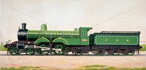 Great Northern Railway express locomotive No 990  1898.