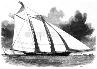 Schooner yacht ‘America’  1851.