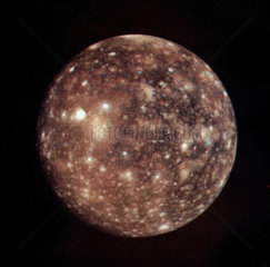 Callisto  one of the moons of Jupiter  1979.