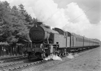 LNER Class L1 2-6-4T near Great Missenden  22 April 1952.