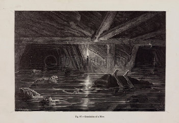 ‘Inundation of a Mine’  1869.