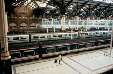 Liverpool Street Station  London  1993.