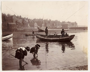 The water's edge  c 1905.