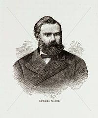 Ludwig Nobel  Swedish industrialist  c 1884.