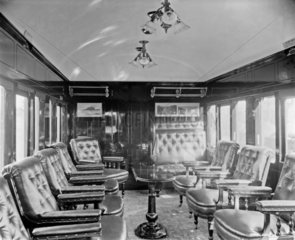 NER Club Saloon Interior  c 1920s.
