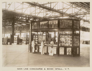 Main line station  Victoria Terminus  Bombay  India  c 1930.