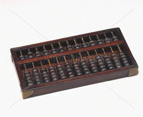 Chinese abacus or Suan Pan  19th century.
