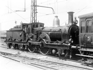 A class P/3 2-4-0 locomotive  Rotterdam  Holland  1932.
