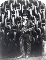 Isambard Kingdom Brunel  English railway engineer and inventor  1857.