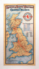 ‘London & North Western and Caledonian Railways'  poster  c 1920.