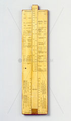 Slide rule  1815. Made by W Cary. Slide rul