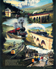 Cropped version of 'Settle-Carlisle Line’  Regional Railways poster  1992.