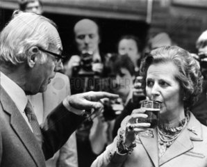 Margaret and Dennis Thatcher  c 1980s.