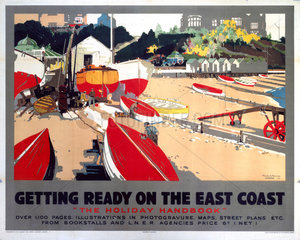 Getting Ready on the East Coast’  LNER poster  1923-1947.