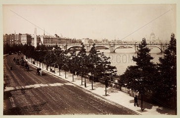 'The Victoria Embankment  London'  c 1890.