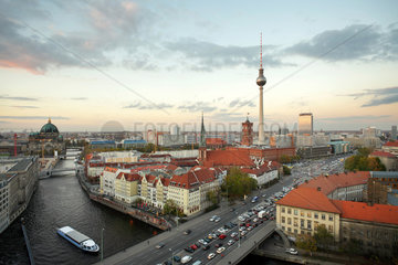 Berlin  Deutschland  Panorama von Berlin-Mitte
