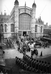 King George V's funeral  Windsor  28 January 1936.