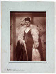 Lady Randolph Churchill  c 1885.