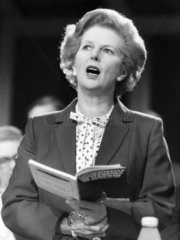 Margaret Thatcher  Blackpool  October 1981.