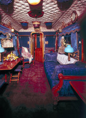 Queen Victoria's royal saloon  L&NWR carriage  1869.