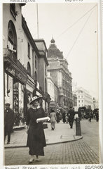 A woman shopping in Regents Street  London.
