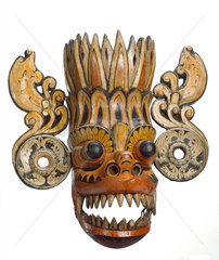 Wooden mask  Sri Lanka  1771-1920.