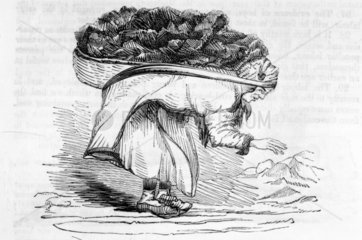 Female coal bearer  1842.