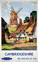 ‘Cambridgeshire’  BR poster  1948-1965.
