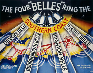 'The Four Belles’  SR poster  1948.
