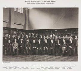 Sixth Solvay Physics Conference  Brussels  1930.