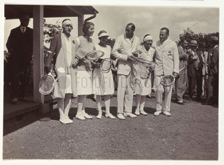 Tennis players  c 1930.