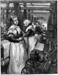 Female workers  wool factory  1883.