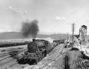 'Orion'  steam locomotive c 1958. Jubilee c