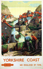 ‘Yorkshire Coast’  BR poster  1948-1960.