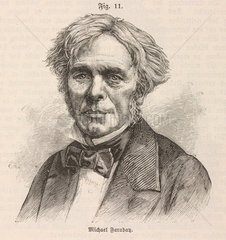 Michael Faraday  English chemist and physicist  c 1860.