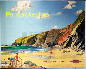 'Pembrokeshire'  BR (WR) poster  1961.