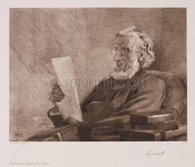 John Tyndall  Irish physicist  c 1890s .