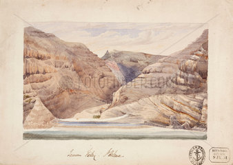 Rock formations at Lemon Valley  St Helena  South Atlantic  12 January  1830.