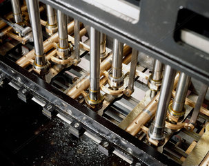 The axis drives of Babbage's difference engine No 2  1991.