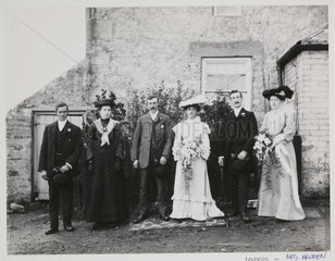 Wedding group  c 1900.
