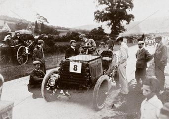 50 hp Napier car at a motoring event  1902.